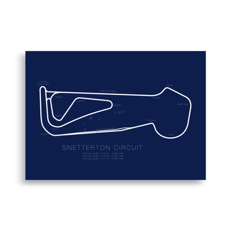 Snetterton Track Map