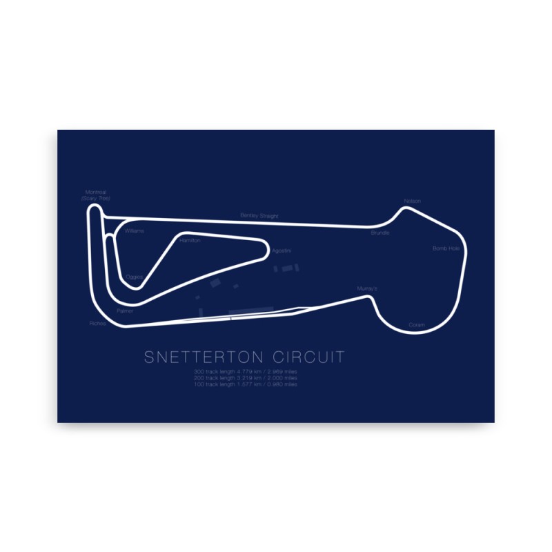 Snetterton Track Map