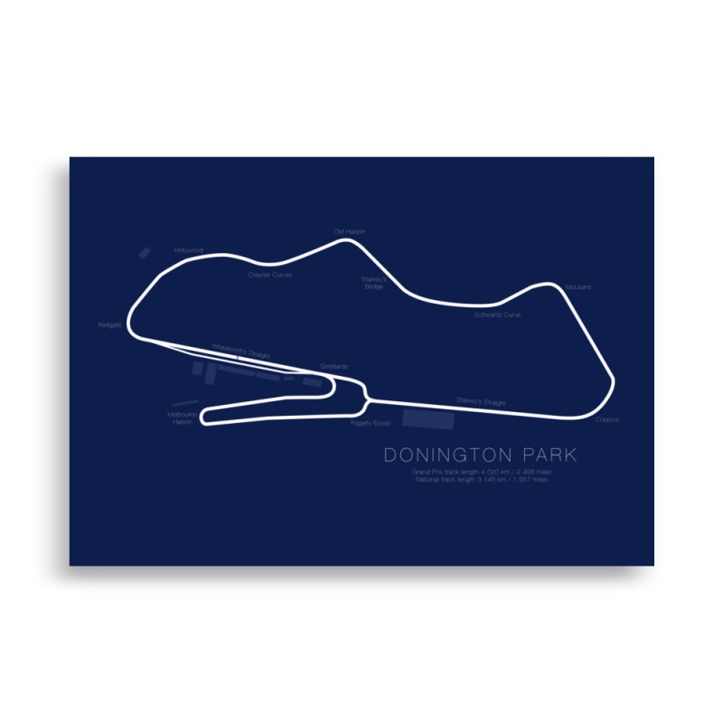 Donnington Park Track Map