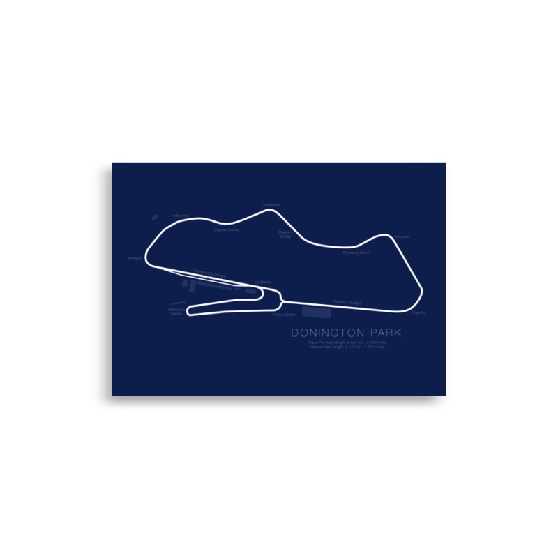 Donnington Park Track Map