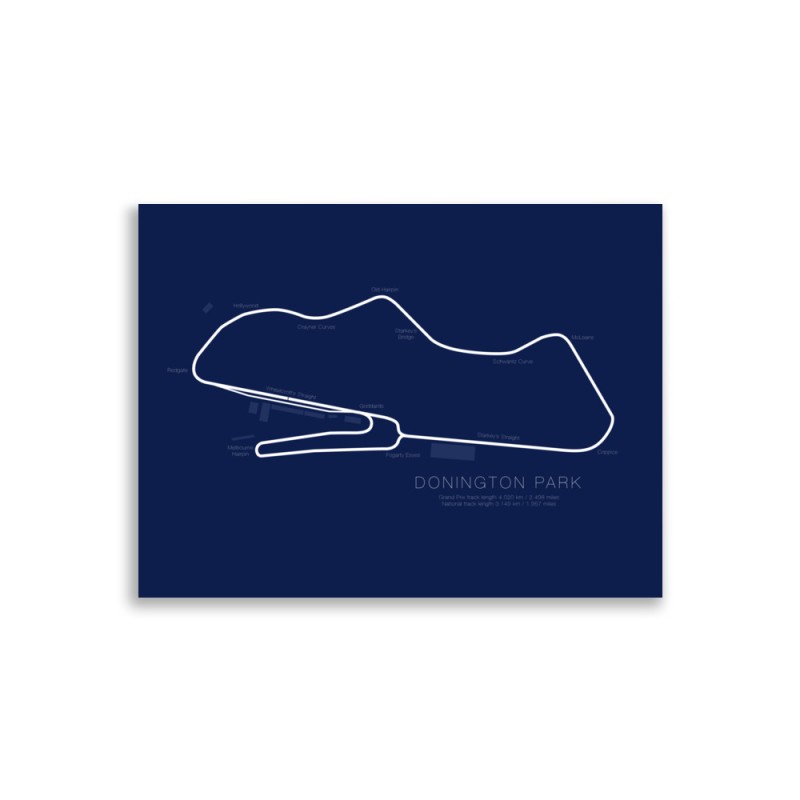 Donnington Park Track Map