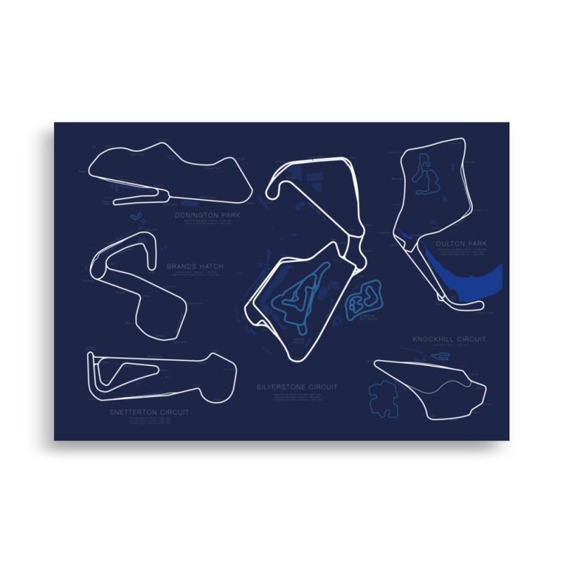 UK Race Track Maps