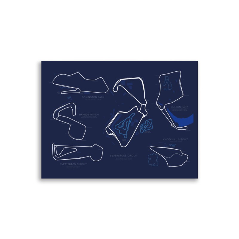 UK Race Track Maps