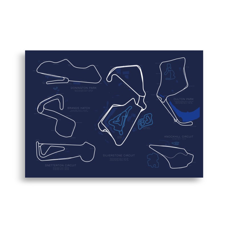 UK Race Track Maps