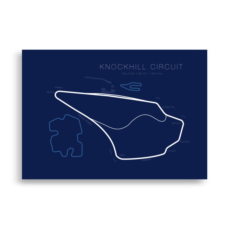 Knockhill Track Map