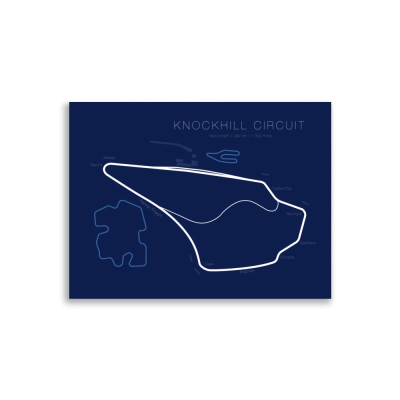 Knockhill Track Map